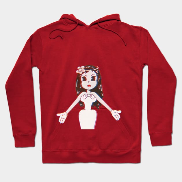 White lady liberty Hoodie by Sasshhaaaart